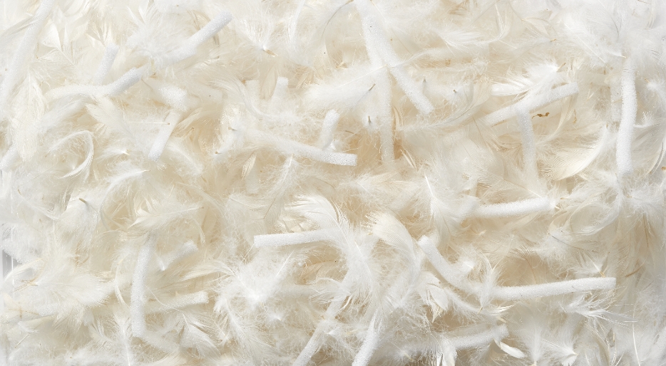 ポリフィクッション スモールフェザー＋バージンウレタンチップ